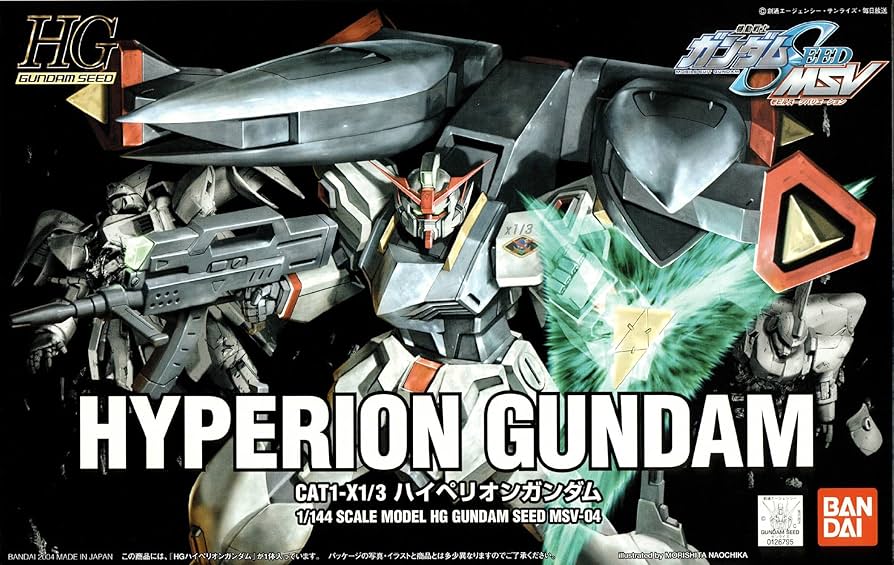 ロボット HYPERION GUNDAM 1/144 HG Gundam Seed MSV 1/144 Scale High Grade Model Kit #4 Hyperion